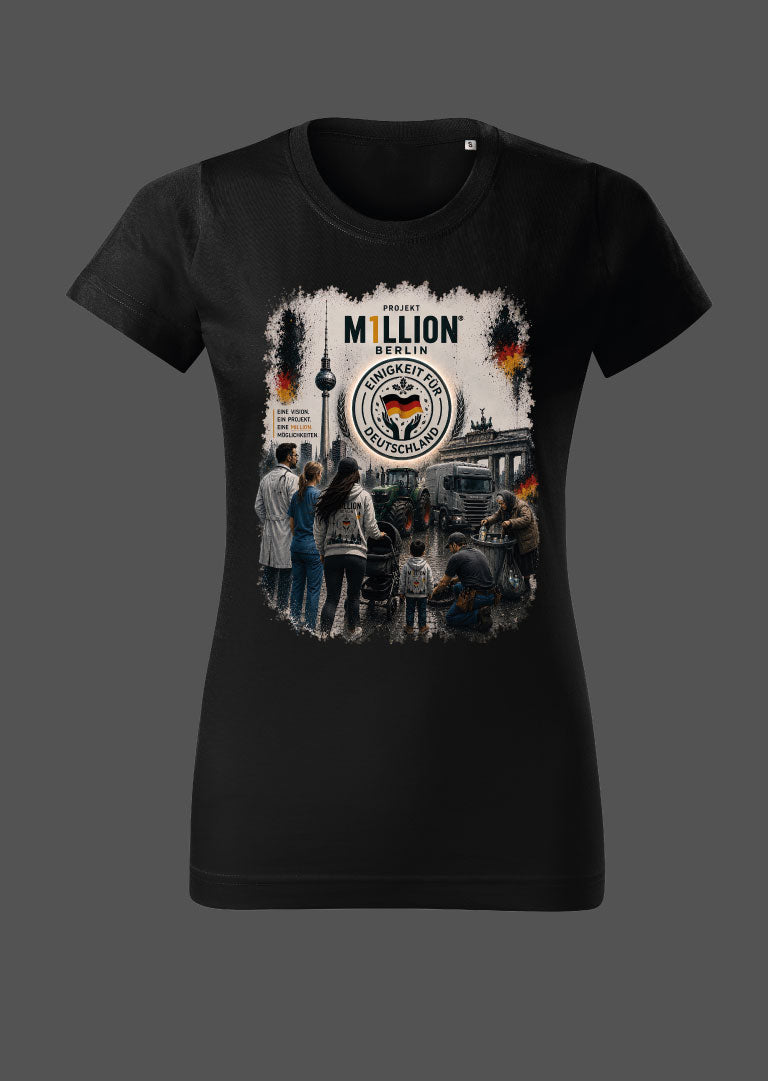 M1llion Vision Basic T-Shirt DAMEN
