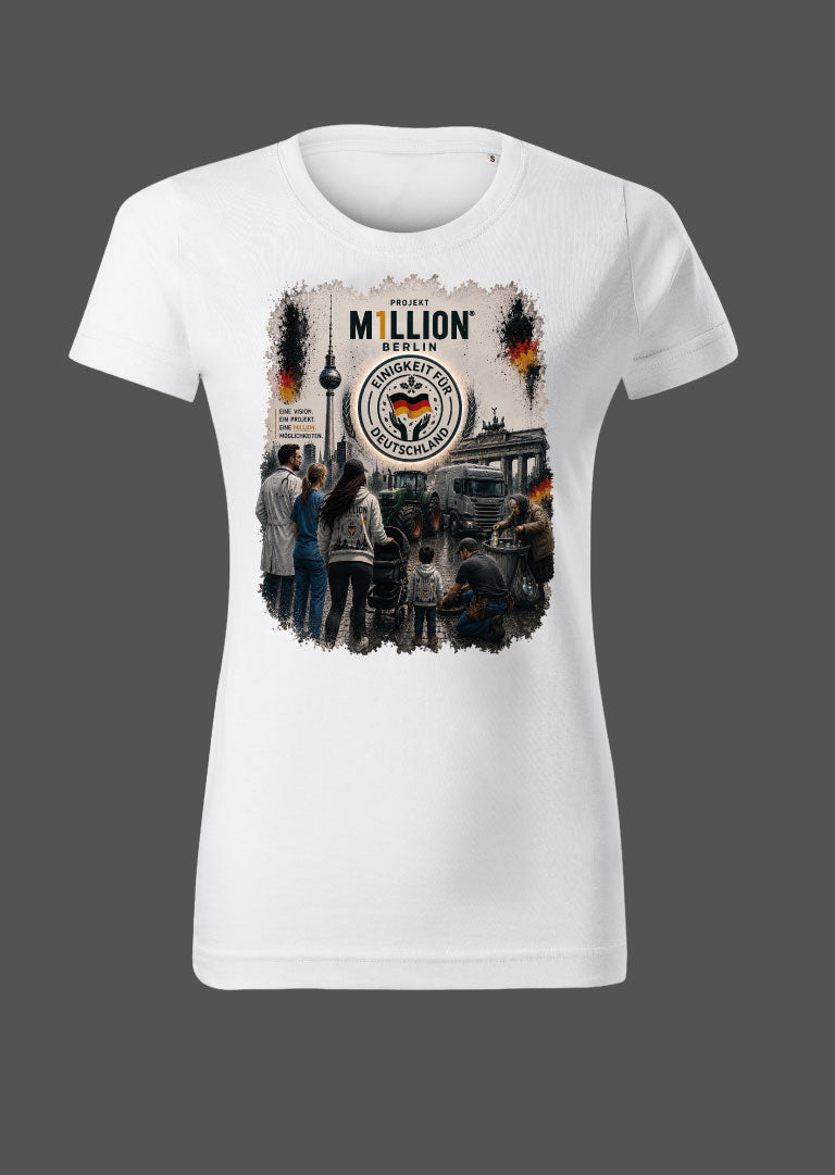 M1llion Vision Basic T-Shirt DAMEN