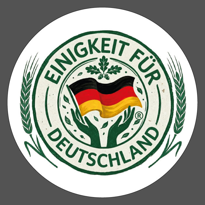 PKW Magnetschild Einigkeit RUND