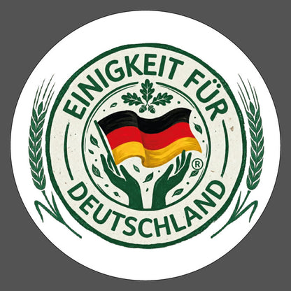 PKW Magnetschild Einigkeit RUND
