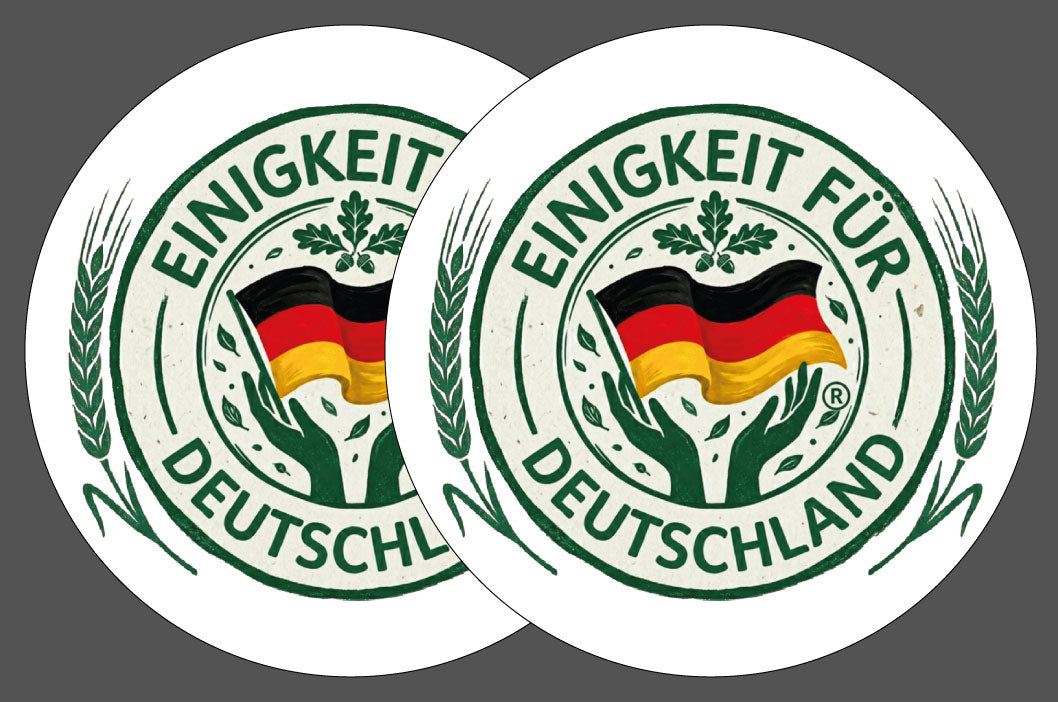 PKW Magnetschild Einigkeit RUND
