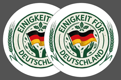 PKW Magnetschild Einigkeit RUND