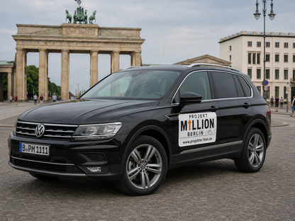 PKW Magnetschild Projekt M1llion RECHTECKIG